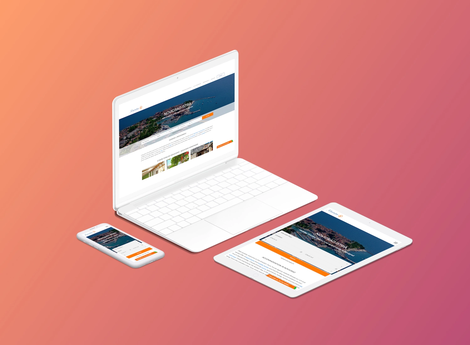 Website Redesign For Krevatin Tourist Agency From Novigrad, Istria